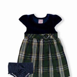 Plaid Dress with Bloomers